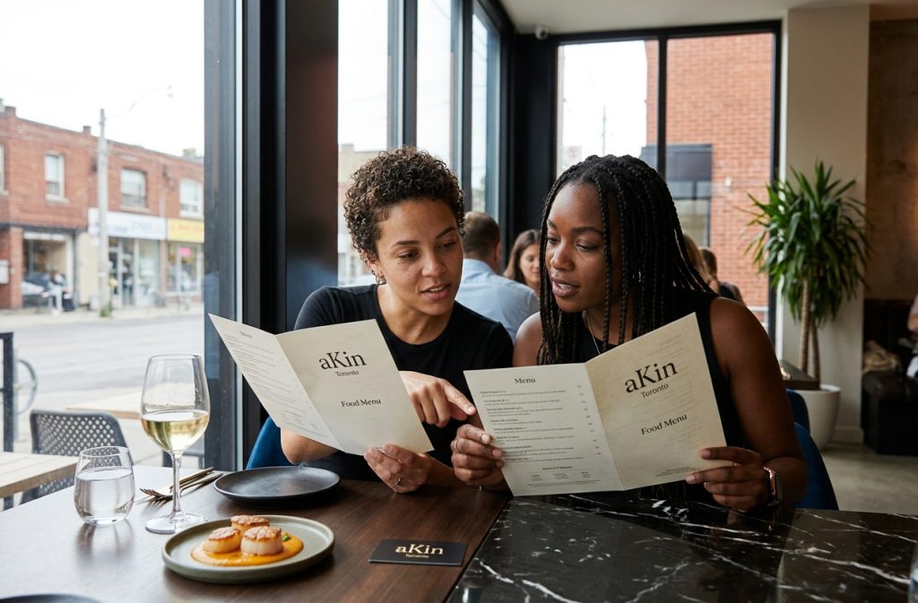 aKin Toronto Menu